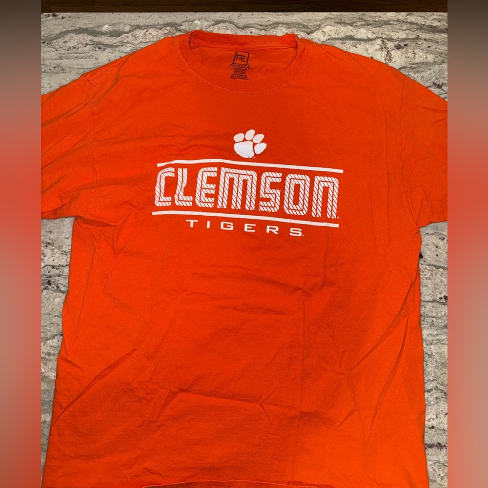 Pro Edge Clemson Tigers Orange Short Sleeve Graphic Tee